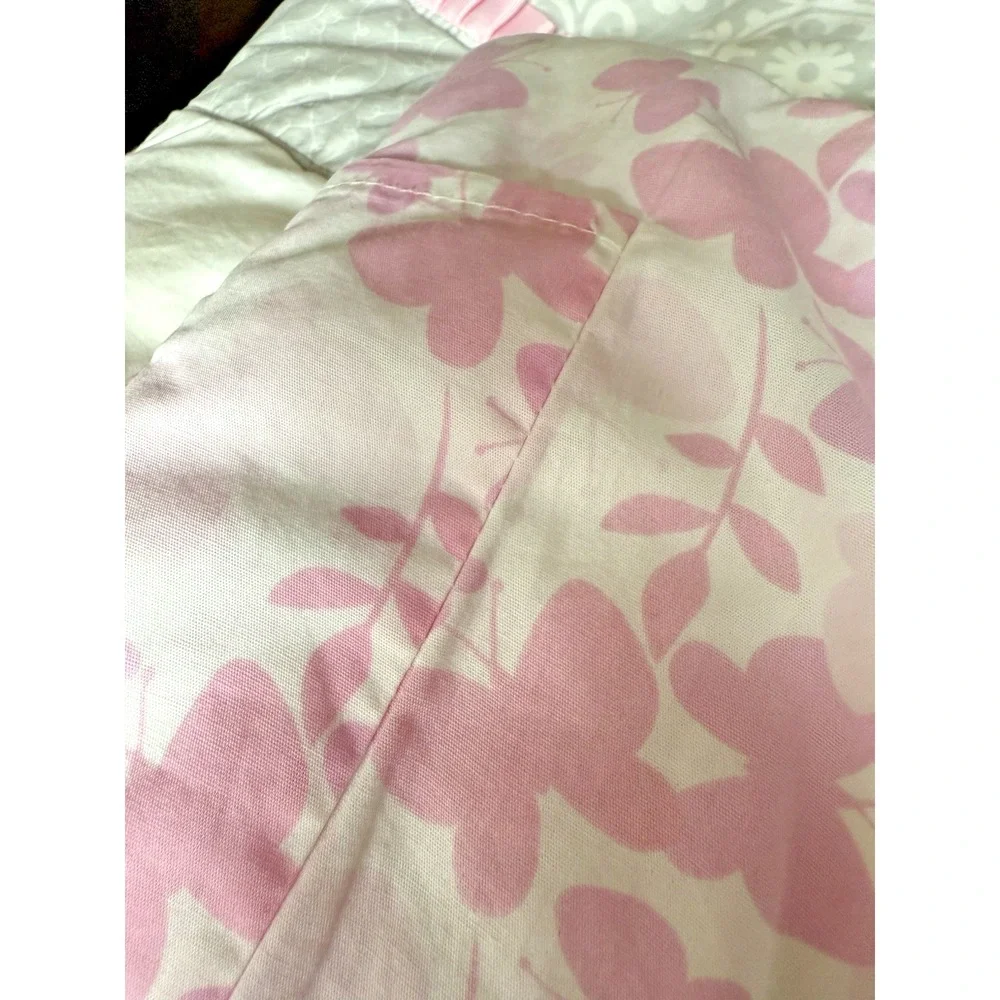 Just Born Song Bird Spring Garden Floral‎ Embroidered Baby Crib Comforter